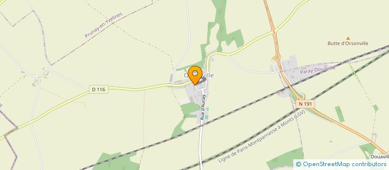 localisation de l'entreprise CONCEPT PLOMBERIE  ORSONVILLE