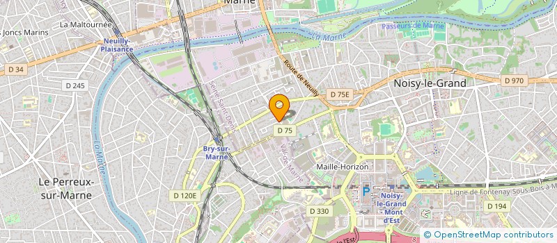 localisation de l'entreprise CONCEPT PLOMBERIE SANITAIRE  NOISY-LE-GRAND