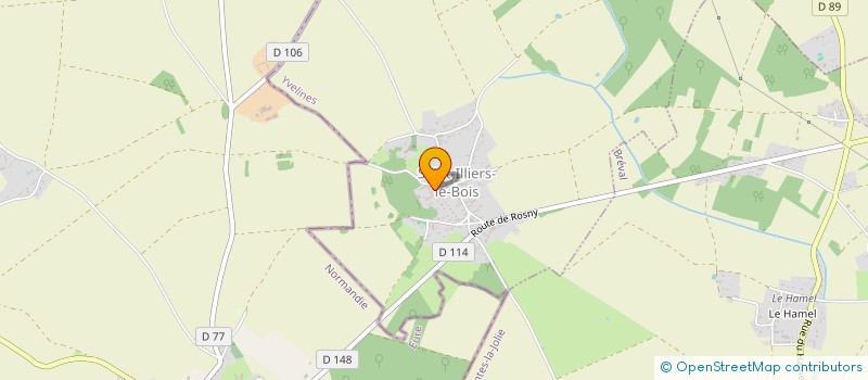 localisation de l'entreprise CONCEPT PLUS  SAINT-ILLIERS-LE-BOIS