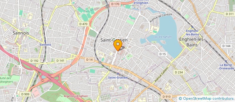 localisation de l'entreprise CONCEPT PLUS  SAINT-GRATIEN