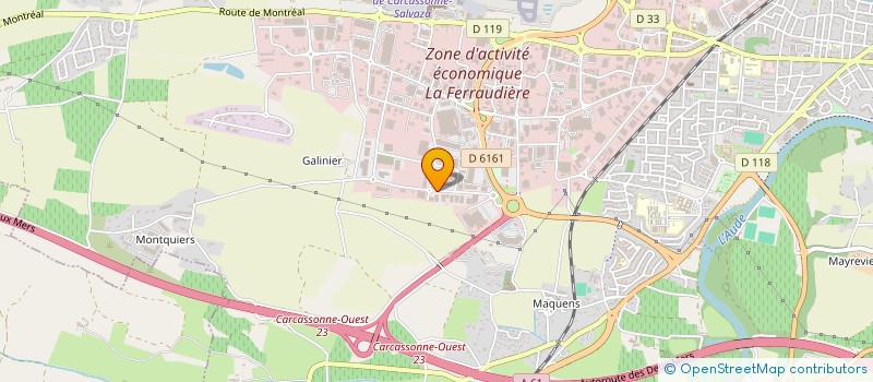 localisation de l'entreprise CONCEPT PLUS CARCASSONNE à CARCASSONNE