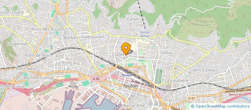 localisation de l'entreprise CONCEPT PONCAGE  TOULON