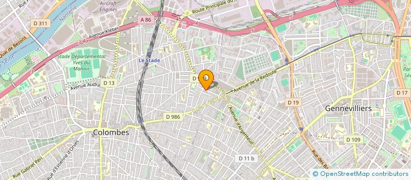 localisation de l'entreprise CONCEPT PRESS à COLOMBES