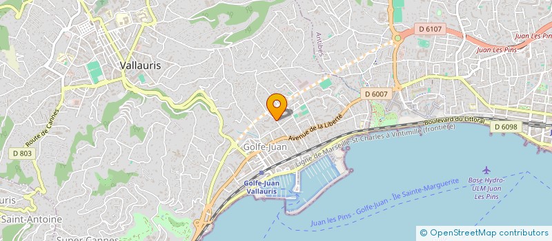 localisation de l'entreprise CONCEPT PRESTIGE RENOVATION à VALLAURIS
