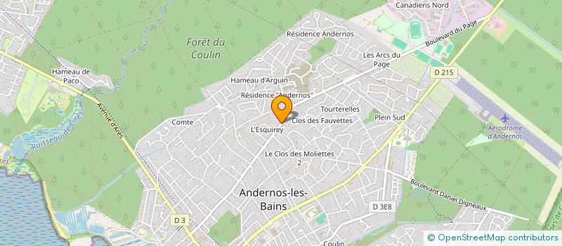 localisation de l'entreprise CONCEPT PRO  ANDERNOS-LES-BAINS