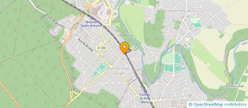 localisation de l'entreprise CONCEPT PRO IMMO  QUINCY-SOUS-SENART