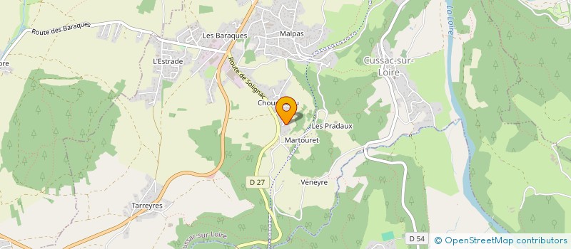 localisation de l'entreprise CONCEPT PROJECTION à CUSSAC-SUR-LOIRE