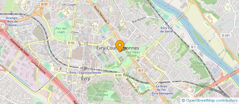 localisation de l'entreprise CONCEPT PROMO SYSTEMS à EVRY-COURCOURONNES