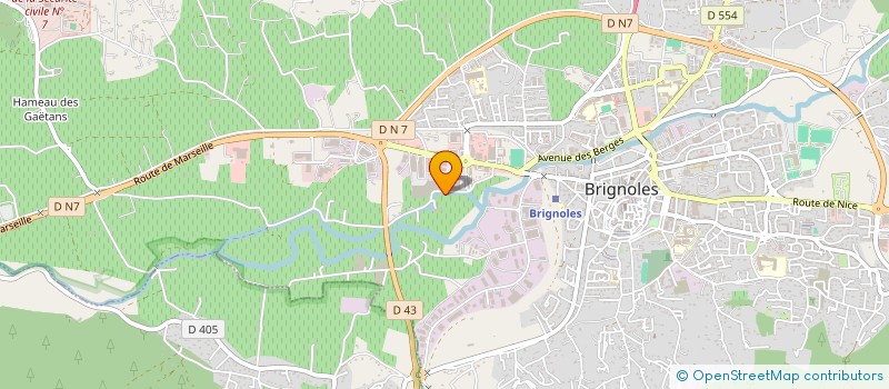 localisation de l'entreprise CONCEPT PROVENCE  BRIGNOLES