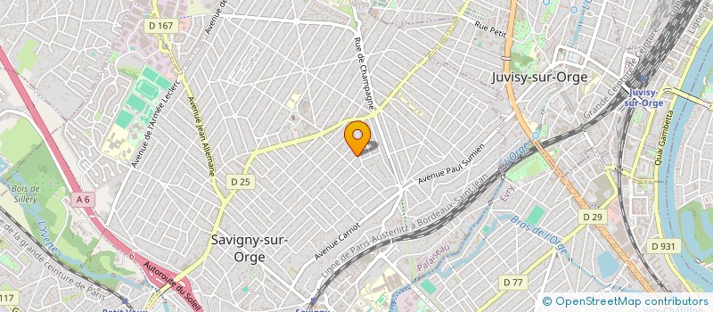 localisation de l'entreprise CONCEPT REALISATION à SAVIGNY-SUR-ORGE