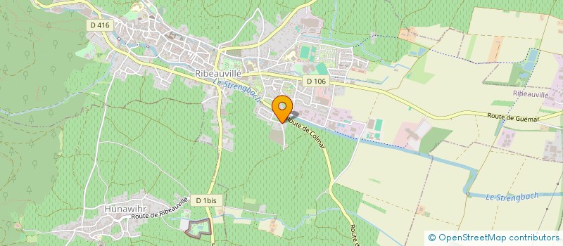 localisation de l'entreprise CONCEPT REHA  OSTHEIM