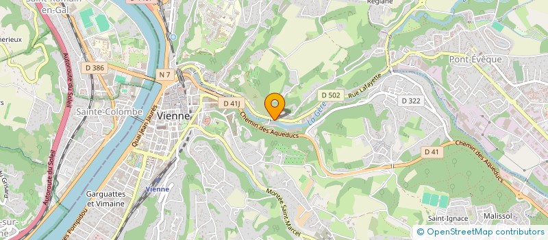 localisation de l'entreprise CONCEPT RENOV 38 à VIENNE