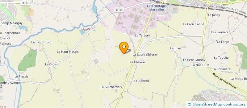 localisation de l'entreprise CONCEPT & RENOV'  MORDELLES