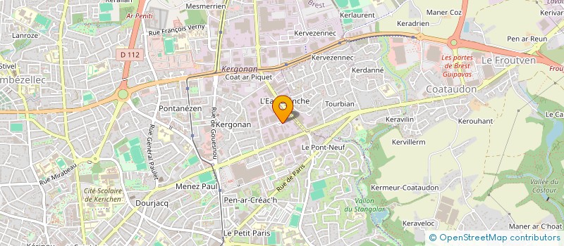 localisation de l'entreprise CONCEPT RENOV à BREST