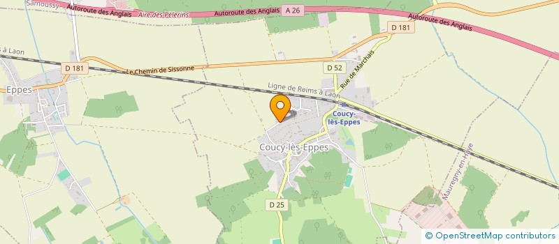localisation de l'entreprise CONCEPT RENOV'BY A.M.E à COUCY-LES-EPPES