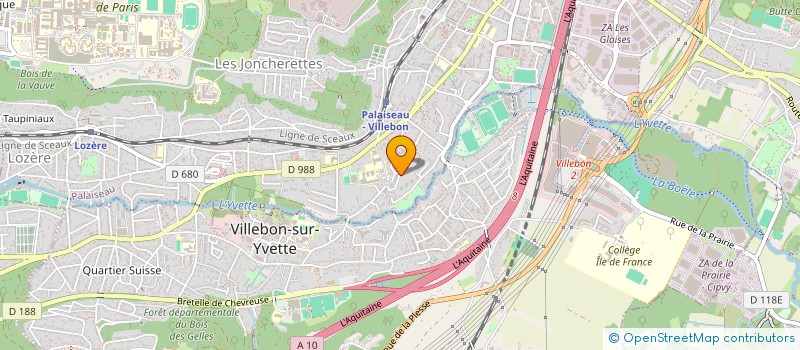 localisation de l'entreprise CONCEPT RENOVATION  PALAISEAU