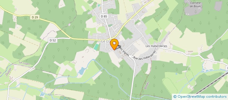 localisation de l'entreprise CONCEPT RENOVATION à LE LUART