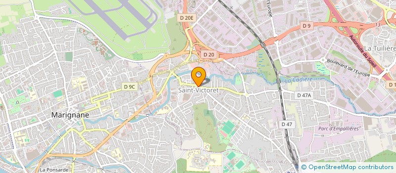 localisation de l'entreprise CONCEPT RENOVATION à SAINT-VICTORET