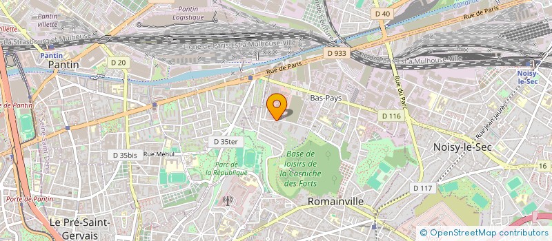 localisation de l'entreprise CONCEPT RENOVATION BATIMENT à ROMAINVILLE