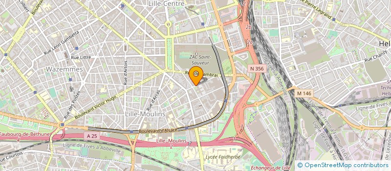 localisation de l'entreprise CONCEPT RENOVATION DE L'HABITAT  LILLE