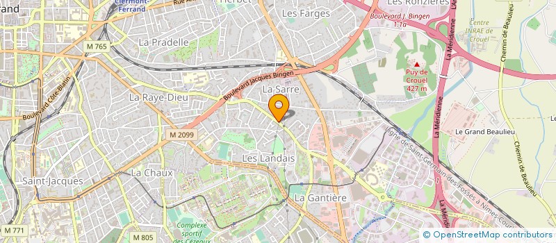 localisation de l'entreprise CONCEPT REPAIR ORADOU à CLERMONT-FERRAND