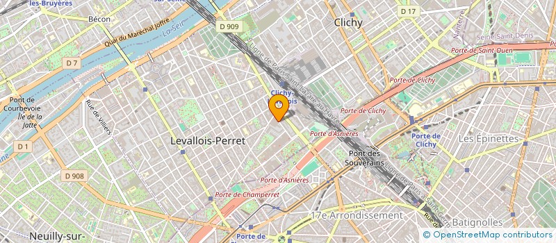 localisation de l'entreprise CONCEPT RESTAURATION à LEVALLOIS-PERRET