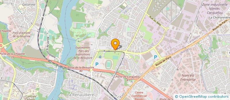 localisation de l'entreprise CONCEPT RESTAURATION à NANTES