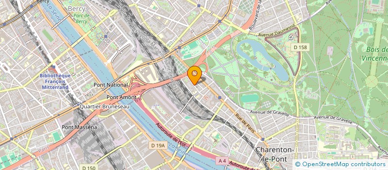 localisation de l'entreprise CONCEPT S.R.B  CHARENTON LE PONT