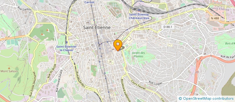 localisation de l'entreprise CONCEPT SECURITE 3S à SAINT-ETIENNE
