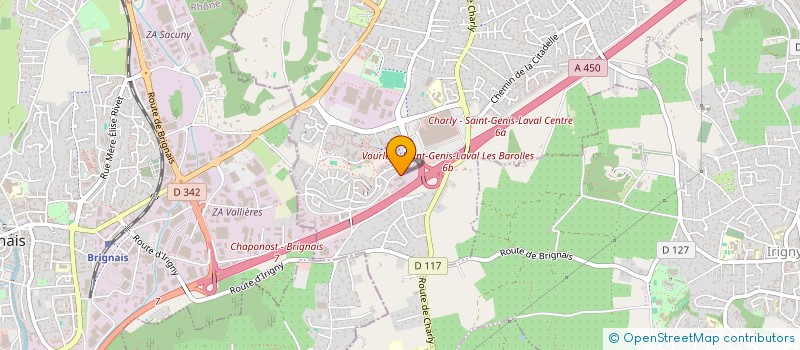 localisation de l'entreprise CONCEPT SECURITE PRIVEE  SAINT-GENIS-LAVAL