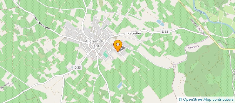 localisation de l'entreprise CONCEPT SERRURERIE SERVICE à ALIGNAN-DU-VENT