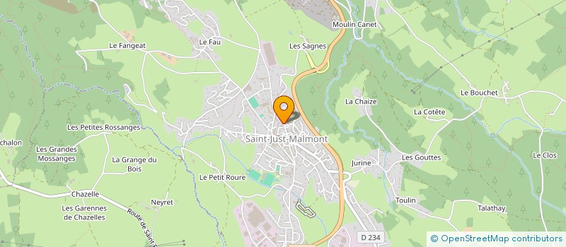 localisation de l'entreprise CONCEPT SERVICE INGENIERIE  SAINT-JUST-MALMONT