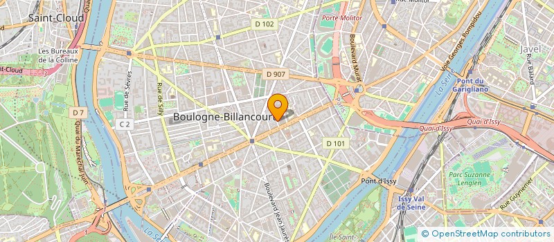 localisation de l'entreprise CONCEPT SERVICE PLUS ARCHITECT INTERIEUR à BOULOGNE-BILLANCOURT