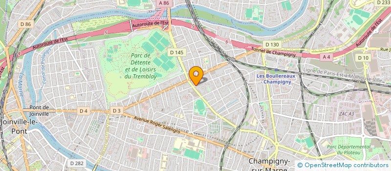 localisation de l'entreprise CONCEPT SERVICES à CHAMPIGNY-SUR-MARNE