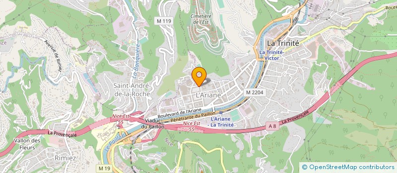 localisation de l'entreprise CONCEPT SERVICES à NICE