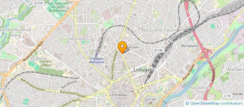 localisation de l'entreprise CONCEPT SERVICES 87 à LIMOGES