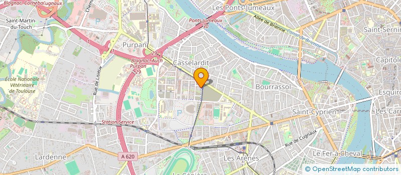 localisation de l'entreprise CONCEPT SINISTRES  TOULOUSE