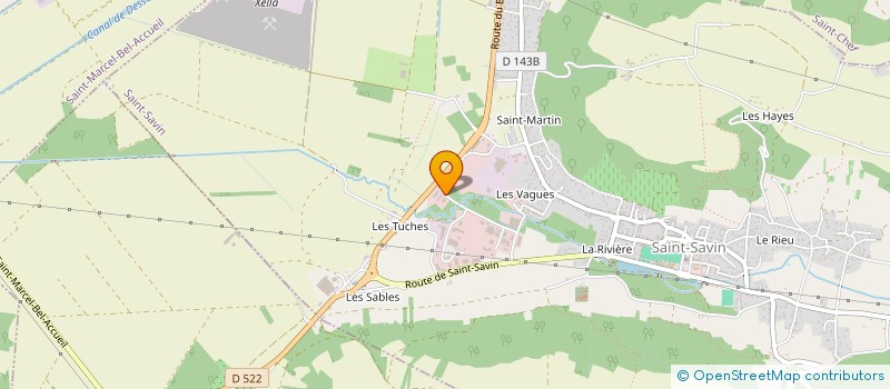 localisation de l'entreprise CONCEPT SOFA  SAINT-SAVIN