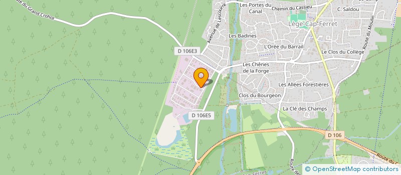 localisation de l'entreprise CONCEPT SOLUTIONS à LEGE-CAP-FERRET