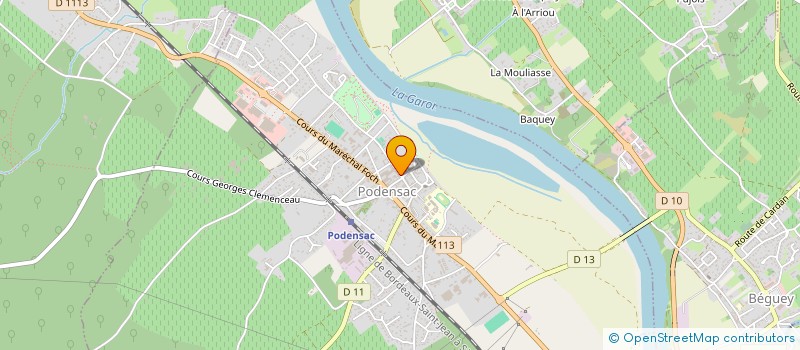 localisation de l'entreprise CONCEPT SOLUTIONS à PODENSAC