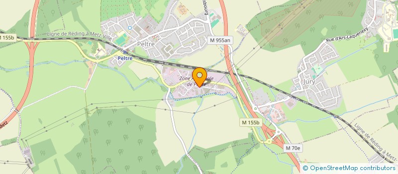 localisation de l'entreprise CONCEPT SOLUTIONS INDUSTRIELLES DE LORRAINE (CSILOR)  PELTRE