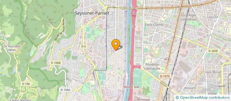 localisation de l'entreprise CONCEPT SPORT-EVASION  SEYSSINS