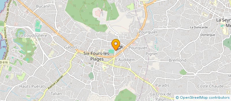 localisation de l'entreprise CONCEPT SPORT SANTE LOISIRS à SIX-FOURS-LES-PLAGES