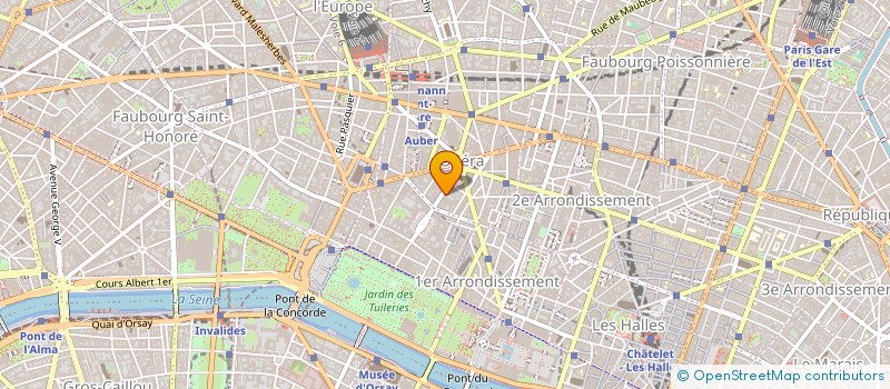 localisation de l'entreprise CONCEPT SPORTS INTERNATIONAL FRANCE à PARIS