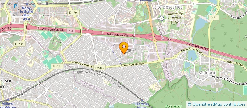 localisation de l'entreprise CONCEPT STAR  NOISY-LE-GRAND