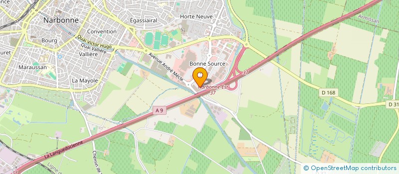 localisation de l'entreprise CONCEPT STORE  NARBONNE