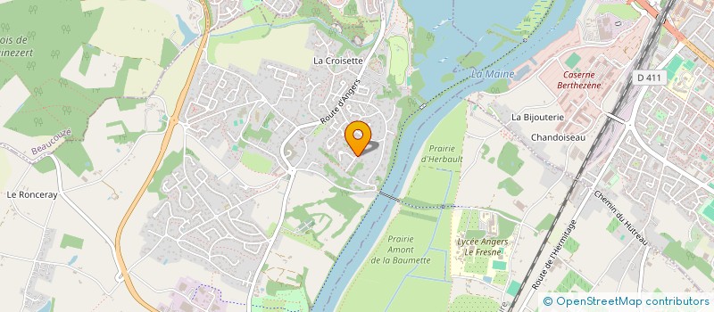 localisation de l'entreprise CONCEPT STREET  BOUCHEMAINE