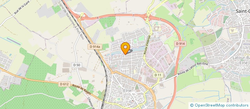 localisation de l'entreprise CONCEPT SUD MEDITERRANEE à ELNE
