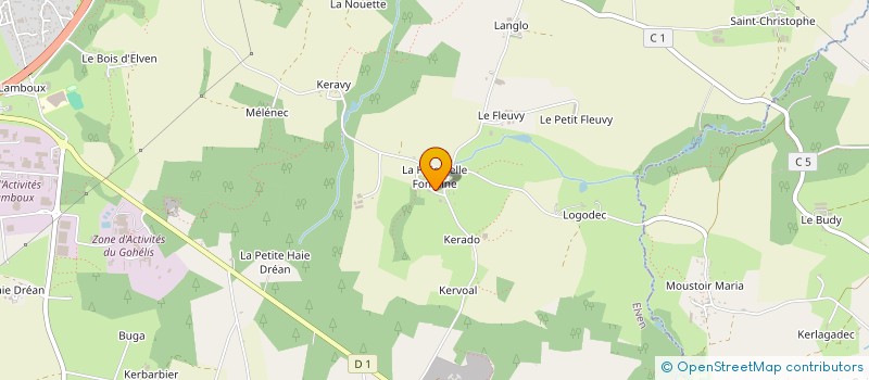 localisation de l'entreprise CONCEPT TECHNIQUE ARCHITECTURAL  ELVEN