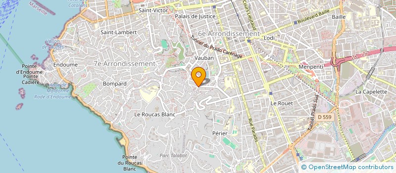 localisation de l'entreprise CONCEPT TELEPHONIE à MARSEILLE